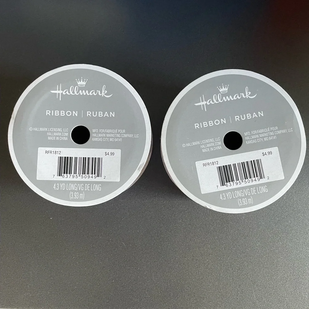New Hallmark 1.5” Purple Ribbons